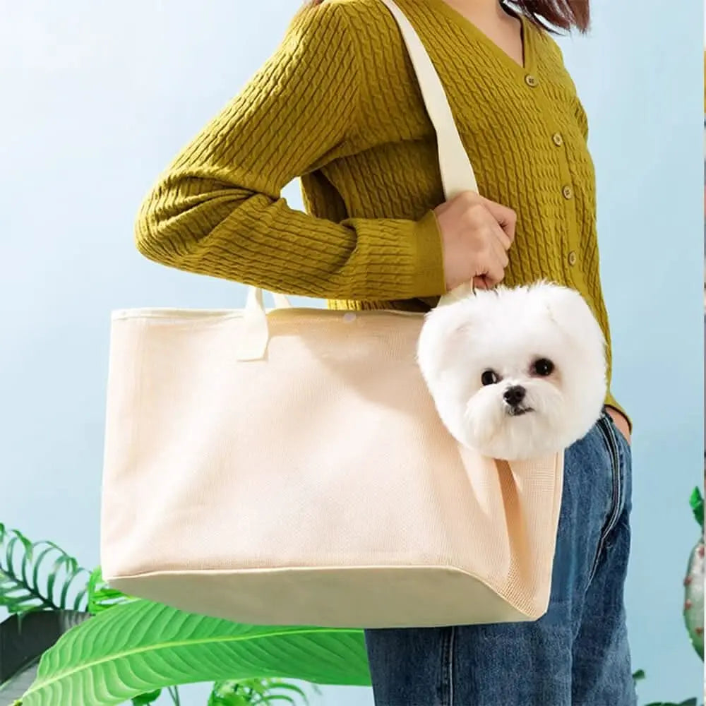 Lightweight Mesh Pet Carrier Bag for Small Dogs & Cats Tektoty