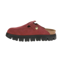 Boston Chunky Suede Leather Clogs Tektoty