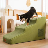 Chenille Extra Wide Non-Slip Removable Sponge Pet Stairs - SafeRamp Tektoty