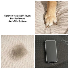 Chenille Extra Wide Non-Slip Removable Sponge Pet Stairs - SafeRamp Tektoty