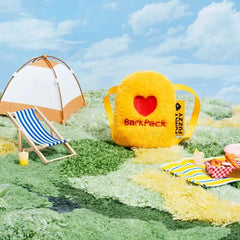 FUNNYFUZZY Schoolbag Plush Squeaky Dog Toy – BarkPack Tektoty