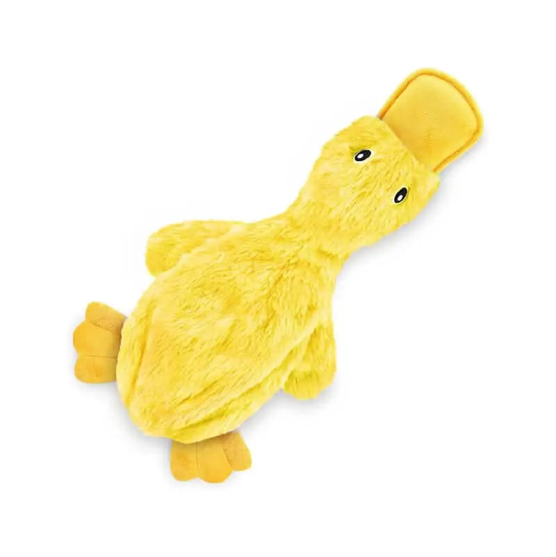 Cute Duck Plush Toy With Squeaker Dog Chew Toy Tektoty