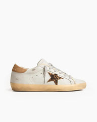 Leopard Print Star Nappa Leather Sneakers Tektoty