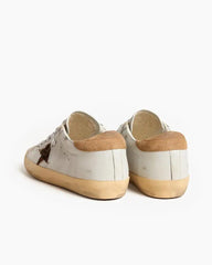 Leopard Print Star Nappa Leather Sneakers Tektoty