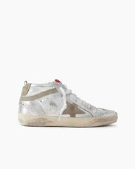 Women's Mid Star Leather Sneakers Tektoty