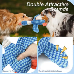Dog Chew-Resistant Toy with Squeaker - Bird Tektoty