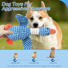 Dog Chew-Resistant Toy with Squeaker - Bird Tektoty