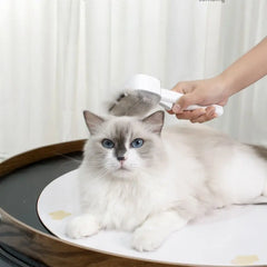 2 In 1 Self-Cleaning Dual-Head Shedding and Dematting Tool Pet Grooming Brush Tektoty