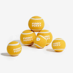 Tennis Ball Dog Toy - Squeaky & Bounce Tektoty