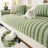 Chenille Art Corrugated Breathable Non-slip Couch Cover Tektoty