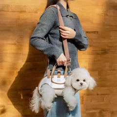 Multifunctional Portable Traction Cross-body Small Dog Carrier Backpack Tektoty