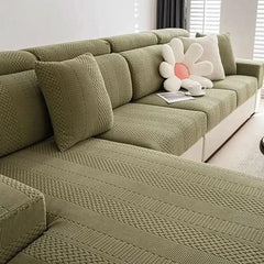 Polar Fleece Soft Antistatic Protection Sofa Stretch Full Wrap Couch Cover Tektoty