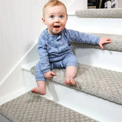 Soft Plush Indoor Stair Protectors Pet Friendly Tape Free Carpet Stair Treads Tektoty