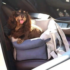 Thick Full-Lining Dual-Purpose Travel Bag Center Console Dog Car Seat Tektoty