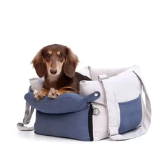 Thick Full-Lining Dual-Purpose Travel Bag Center Console Dog Car Seat Tektoty