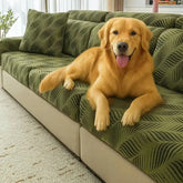 Wave Jacquard Polar Fleece Antistatic Protection Full Wrap Couch Cover Tektoty