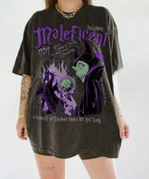 Retro Comfort Colors Maleficent Shirt Halloween Villains T-Shirt Maleficent Witch Sweatshirt Disney Halloween 2025 Shirt Tektoty