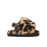 Baby Fluff Yeah Slide Panther Print - Butterscotch Tektoty