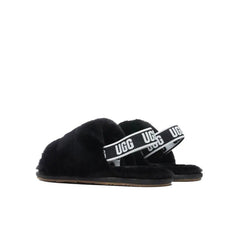 Toddlers Fluff Yeah Slide - Black Tektoty