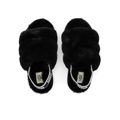 Toddlers Fluff Yeah Slide - Black Tektoty