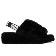 Women's Fluff Yeah Slide - Black Tektoty