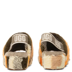 Women's Fluff Yeah Slide Cali Collage - Olive Tektoty