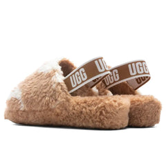 Women's Fluff Yeah Slide Cow Print - Mesa/Sand Tektoty