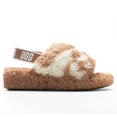 Women's Fluff Yeah Slide Cow Print - Mesa/Sand Tektoty