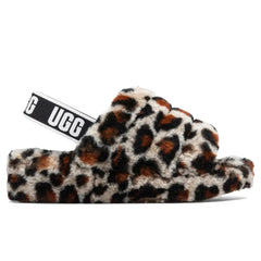 Women's Fluff Yeah Slide Leopard - Amphora Tektoty