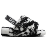 Women's Fluff Yeah Slide Marble - Black Tektoty