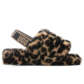 Women's Fluff Yeah Slide Panther Print - Butterscotch Tektoty