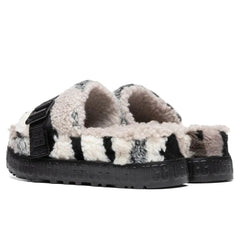 Women's Fluffita Cali Collage Slide - Black/Grey Tektoty