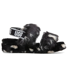 Women's Oh Yeah Spots Slide - Black Tektoty
