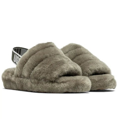 Women's Fluff Yeah Slide - Burnt Olive Tektoty