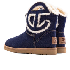 UGG x Telfar Logo Mini Boot - Indigo Denim Tektoty