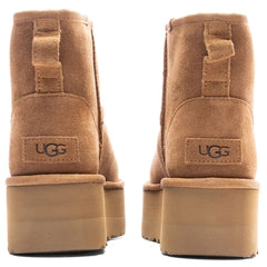 Women's Classic Mini Platform Boot - Chestnut Tektoty