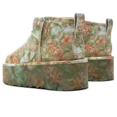 UGG x Collina Strada Classic Ultra Mini Platform - Green Floral Tektoty