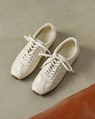 Contrast Nappa Leather Lightweight Sole Sneaker Tektoty