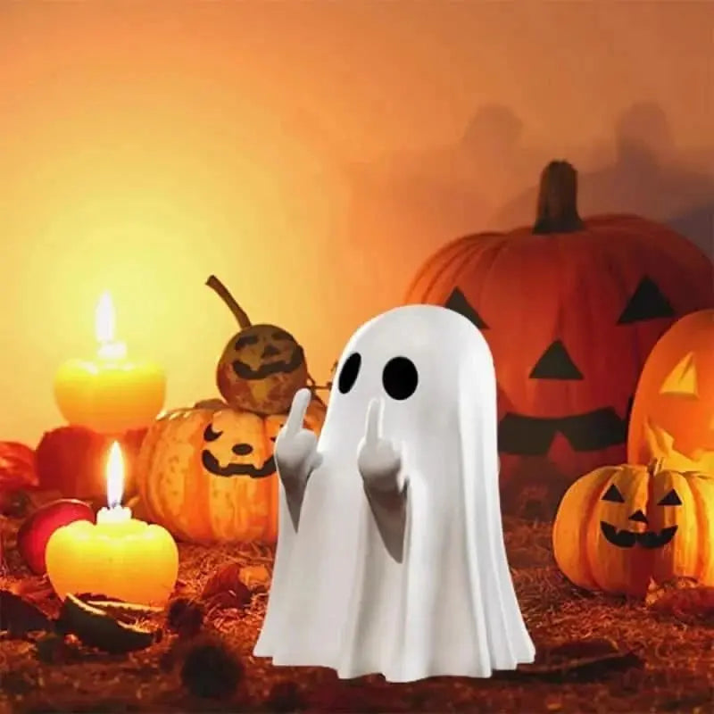 Funny Ghostly Gesture Decor Tektoty