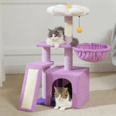 Cozy Cat Adventure Tower|Small Cat Tree Cat Tower Tektoty
