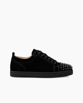 Suede Stud Spikes Red Sole Low-Top Sneakers Tektoty