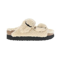 Arizona Big Buckle Shearling Footbed Sandals Tektoty