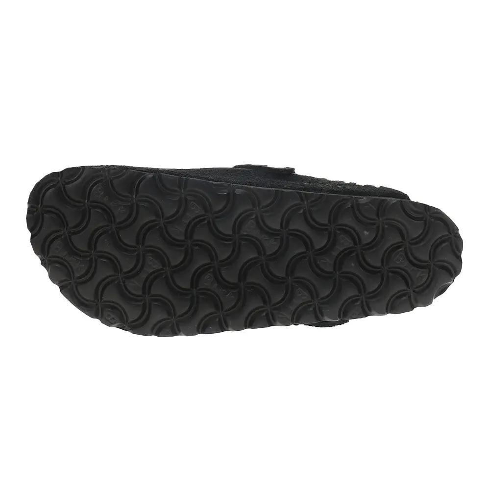 Boston Rivets Suede Leather Studded Mule Clogs Tektoty