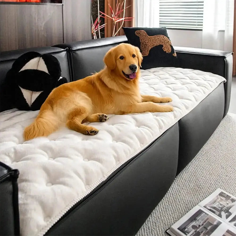 Vintage Leather Sofa Protection Non-Slip Couch Cover Tektoty