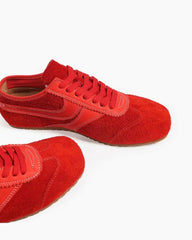 Color Pop Retro Suede Nappa Leather Sneakers Tektoty