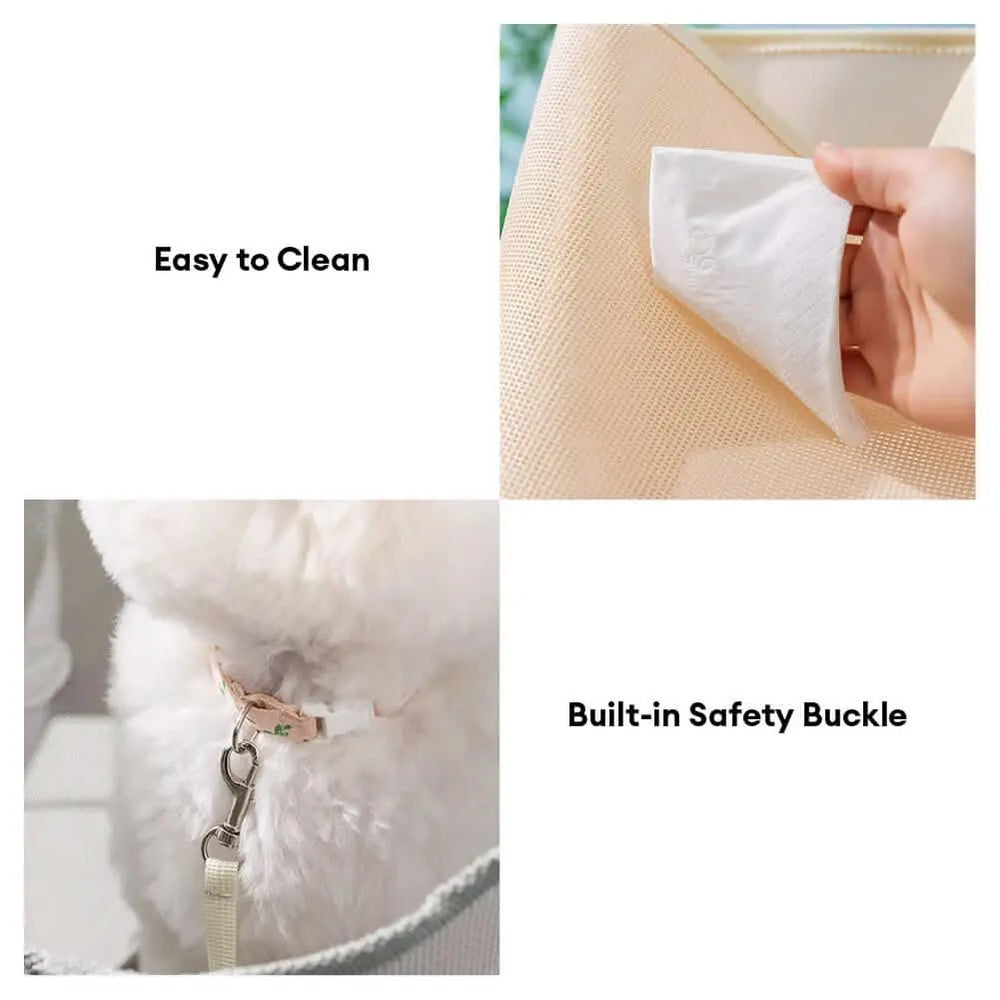 Lightweight Mesh Pet Carrier Bag for Small Dogs & Cats Tektoty