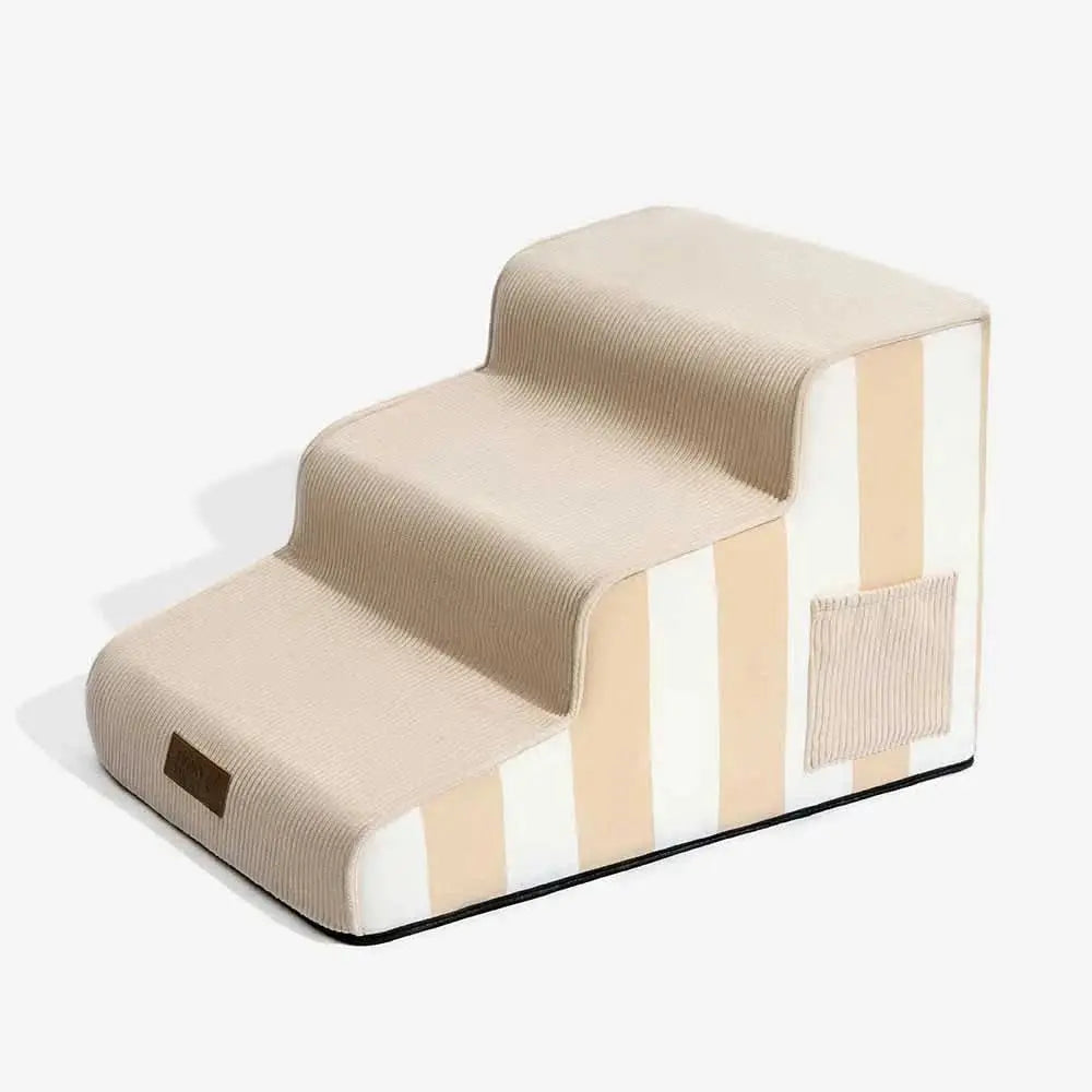 Trendy Striped Removable Sponge Anti-Slip Pet Stair - SafeStep Tektoty