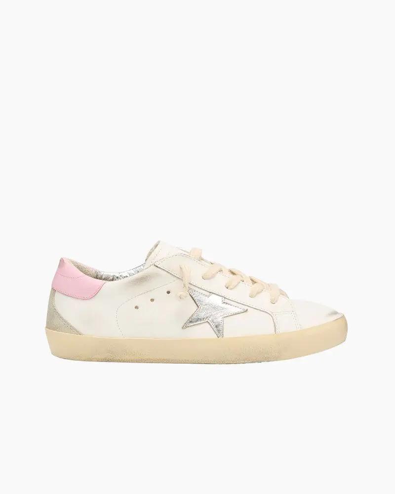 Girl's Superstar Leather Low-Top Sneakers, Kids Tektoty
