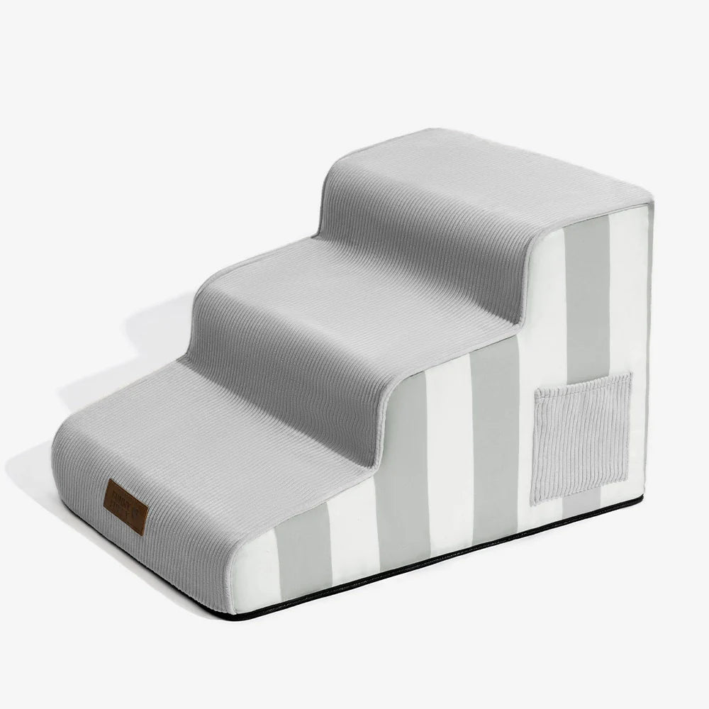 Trendy Striped Removable Sponge Anti-Slip Pet Stair - SafeStep