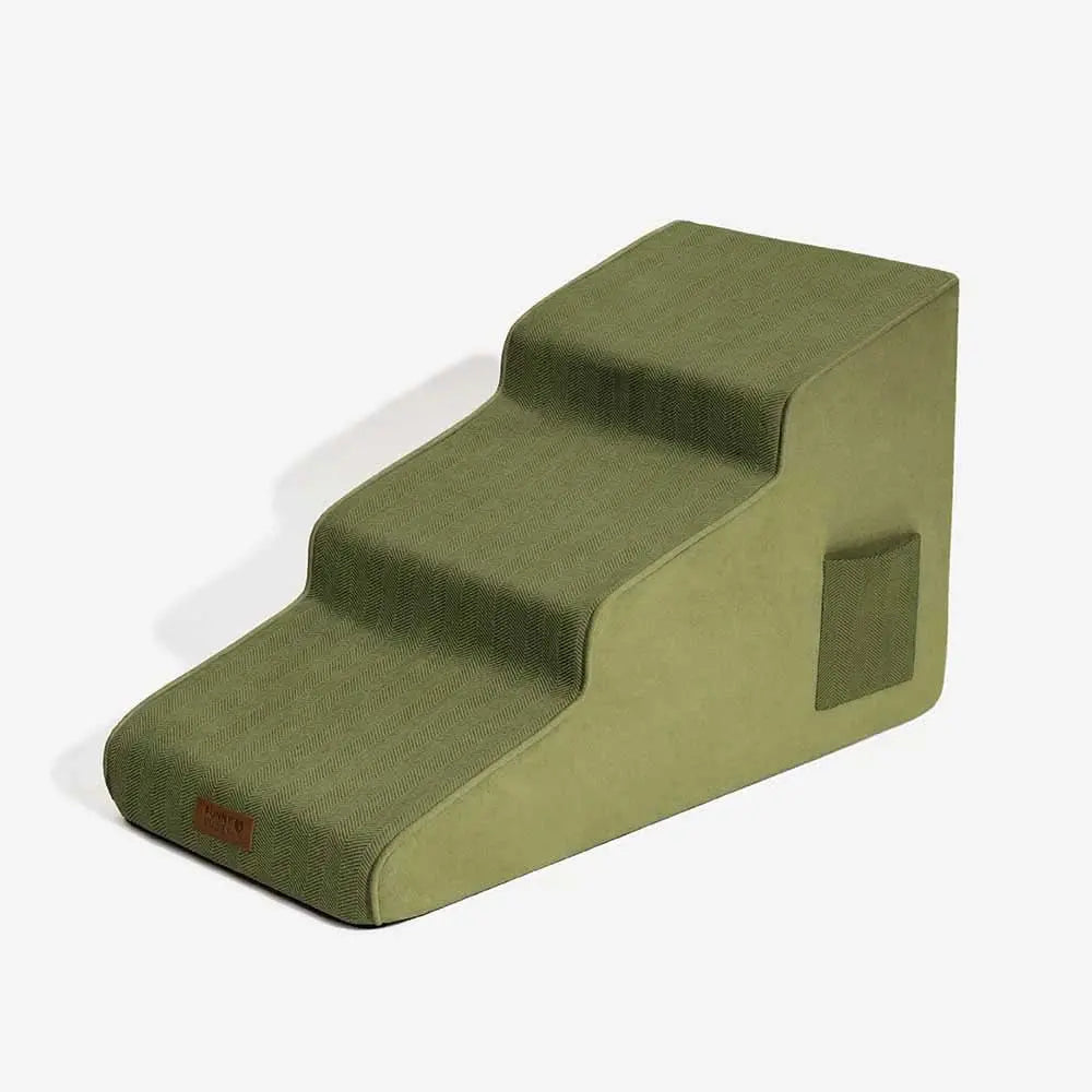 Chenille Extra Wide Non-Slip Removable Sponge Pet Stairs - SafeRamp Tektoty